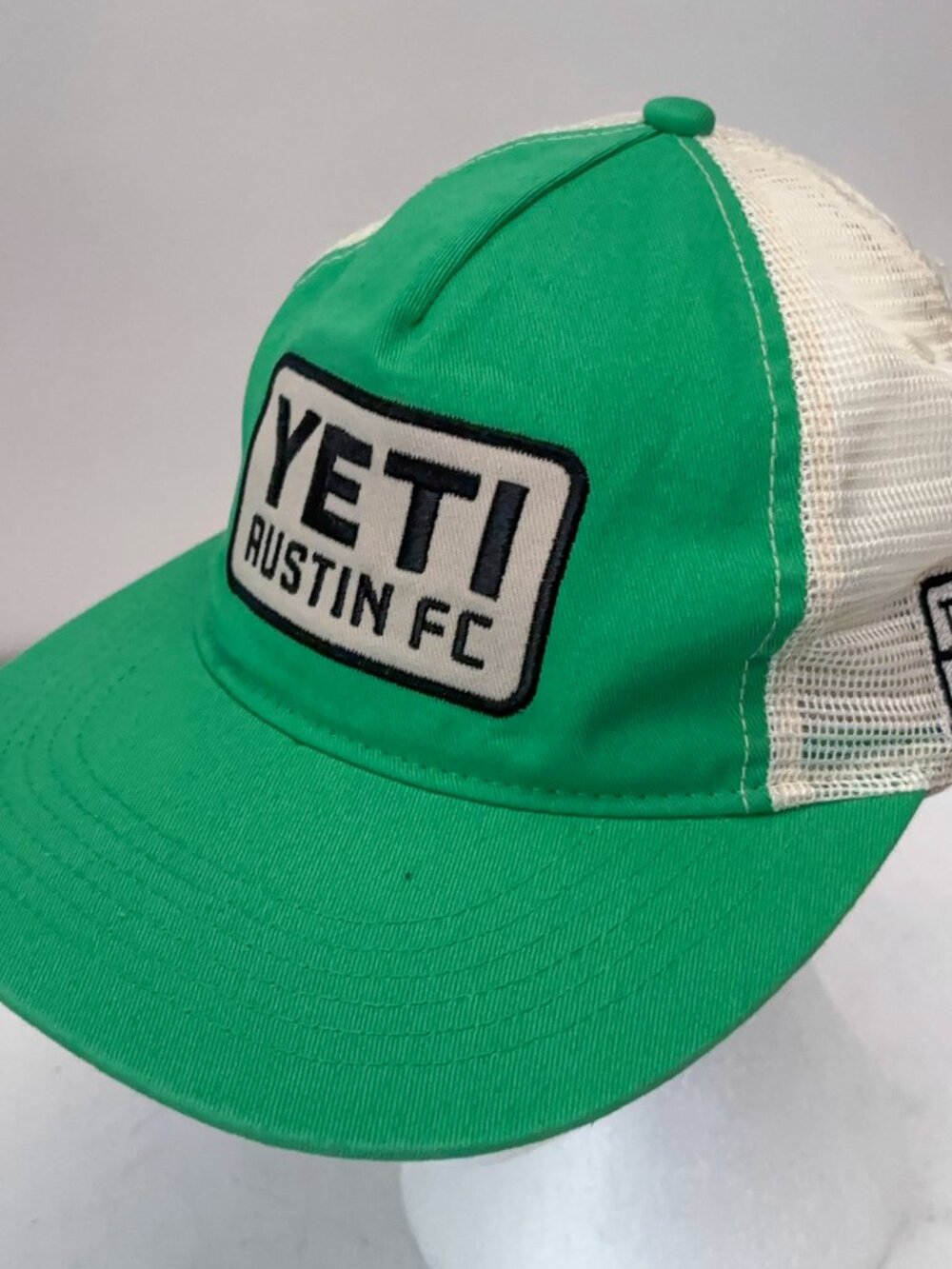 Yeti Hat Green Austin FC Trucker Snapback Mesh Patch Logo Cap Utility Retro